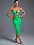 Wiva Cut Out Bandage Dress - SunsetFashionLA