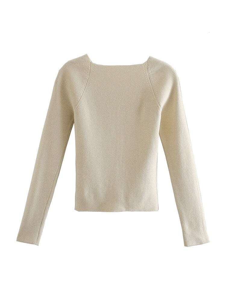 Yolanda Long Sleeve Top - SunsetFashionLA