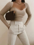 Yolanda Long Sleeve Top - SunsetFashionLA