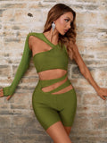 Yuka Bandage Playsuit - SunsetFashionLA