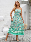 Julane Floral Halter Dress