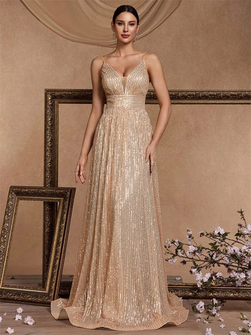 Lamary Sequin Gown Dress