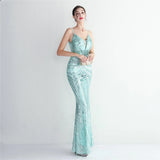 Arabella Sequin Mermaid Gown Dress