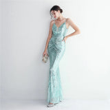 Arabella Sequin Mermaid Gown Dress