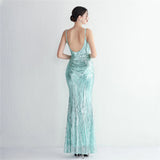 Arabella Sequin Mermaid Gown Dress