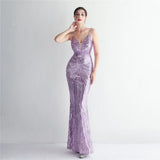Arabella Sequin Mermaid Gown Dress