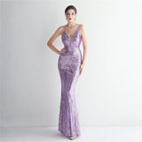 Arabella Sequin Mermaid Gown Dress