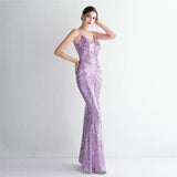 Arabella Sequin Mermaid Gown Dress