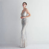 Arabella Sequin Mermaid Gown Dress