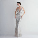 Arabella Sequin Mermaid Gown Dress