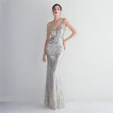 Arabella Sequin Mermaid Gown Dress