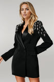 Beatrix Double Breasted Rhinestone Blazer Dress