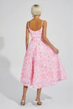 Cecilia Mesh Pink Floral Dress