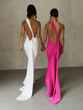 Galadriel One Shoulder Backless Gown Dress