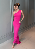 Galadriel One Shoulder Backless Gown Dress