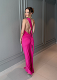 Galadriel One Shoulder Backless Gown Dress