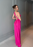 Galadriel One Shoulder Backless Gown Dress