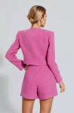 Jamie Pink Woolen Two Piece Set