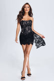 Kehlani Strapless Lace Corset Dress