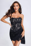 Kehlani Strapless Lace Corset Dress