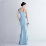 Raquel One Shoulder Cut Out Gown Dress