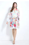 Shea Floral Long Sleeve Summer Dress