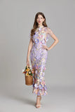 Emy Summer Flower Embroidered Lace Dress