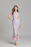 Emy Summer Flower Embroidered Lace Dress