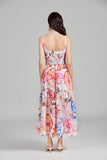 Sussane Summer Floral Belted Maxi Dress