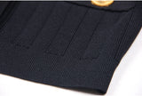 Vida V-neck Knit Cardigan with Gold Buttons