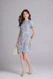 Marica Lace Rhinestone Dress