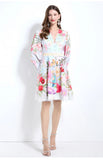 Shea Floral Long Sleeve Summer Dress