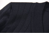 Vida V-neck Knit Cardigan with Gold Buttons