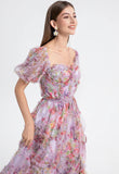 Elyse Summer Holiday Ruffles Dress