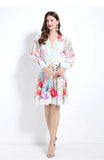 Shea Floral Long Sleeve Summer Dress