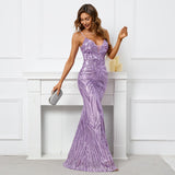 Arabella Sequin Mermaid Gown Dress - SunsetFashionLA