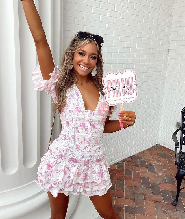 Pink - Boho Crochet Floral Dress SunsetFashionLA Pink - Boho Crochet Floral Dress SunsetFashionLA