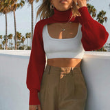 Cali Knit Bolero Sweater - SunsetFashionLA