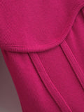 Corset Style Ribbed Long Sleeve Top - SunsetFashionLA