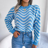 Cressida Irregular Stripe Knit Sweater