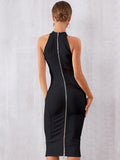 Damara Elegant Bodycon Bandage Dress - SunsetFashionLA