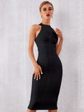 Damara Elegant Bodycon Bandage Dress - SunsetFashionLA