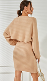 Dixie Knit Sweater Two Piece Dress - SunsetFashionLA