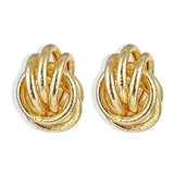 Gold Stud Earrings - SunsetFashionLA