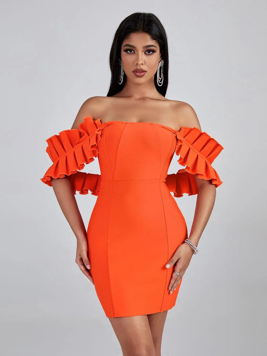 Cute Off the Shoulder Dresses for Women  Shop Designer Fallen Shoulder  Dress at SunsetFashionLA