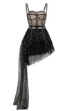 Ivanna Sequin Rhinestone Two Piece Dress Set - SunsetFashionLA