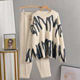 Joanne Tie Dye Warm Knit Two Piece Set