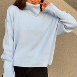Jody Knitted Turtleneck Sweater - SunsetFashionLA