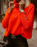 Jody Knitted Turtleneck Sweater - SunsetFashionLA