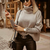 Jody Knitted Turtleneck Sweater - SunsetFashionLA